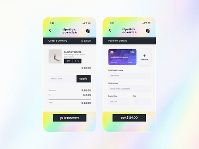 Daily UI #002 Checkout Screen