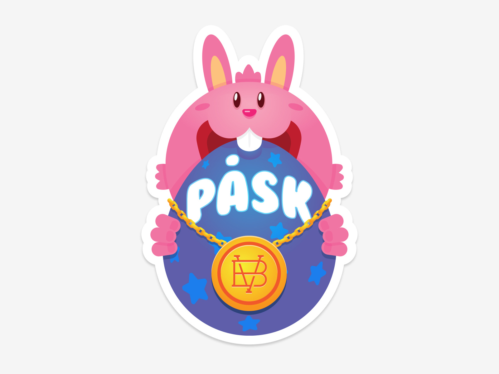 Easter Sticker by Erik Långström on Dribbble