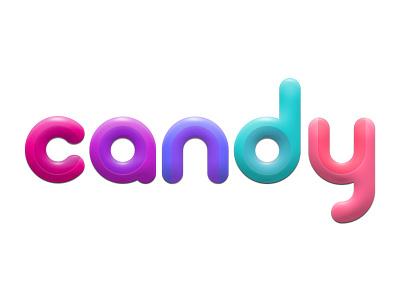 Candy candy font glossy illustrator photoshop yummy