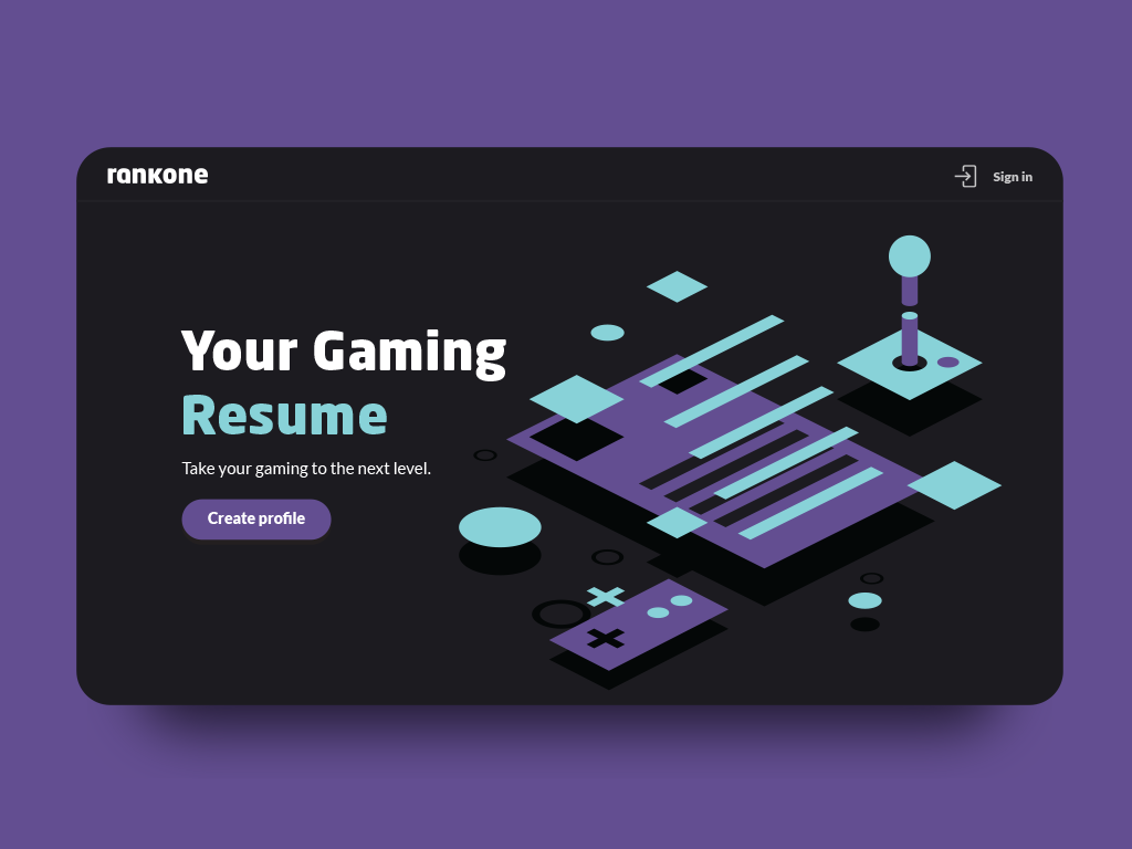 Build your gaming resume by Erik Långström on Dribbble