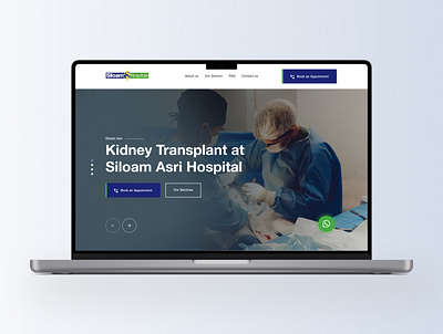 Kidney transplation Landing Pages landing pages ui uiux ux web design