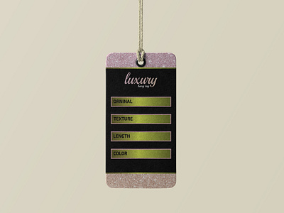 Luxury Hang Tag