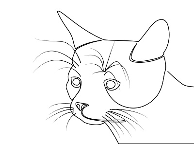 Cat one line art design design fiverr flyer illustration line art logo one line art poster ui ux vector