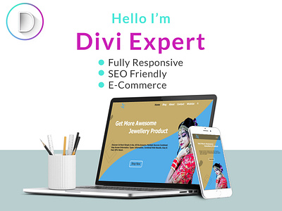 I'm a WordPress Developer, I can make a website for you. divi divi builder e commerce website elementor theme customize woocommerce woocommerce website wordpress wordpress developement wordpress website