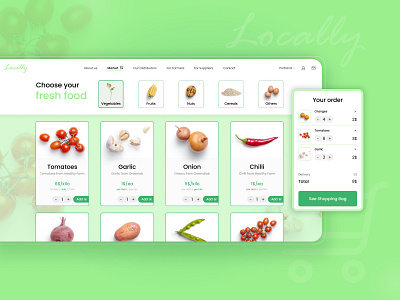 Locally | Online Market With Organic Food