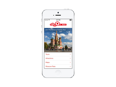 Moscow Pass (2013) app design development flat ios minimal moscow russia ui ux