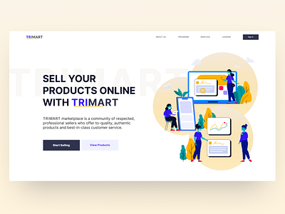 Day02_TRIMART Marketplace Website Design