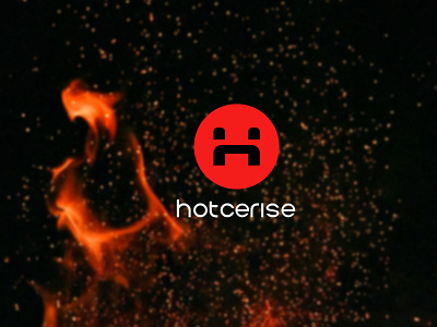 Hotcerise coffee shop logo cafe logo design flat flat design logo vector