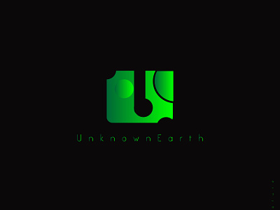 Unknown earth black earth flat design gradient graphicdesign green green logo illustration modern nature simple vector