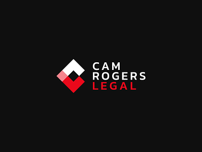 Cam Rogers Legal abstract brand identity branding crl crl digital game developing gaming geometric kreatank law lawyer legal letter mark logo design pixels square tech