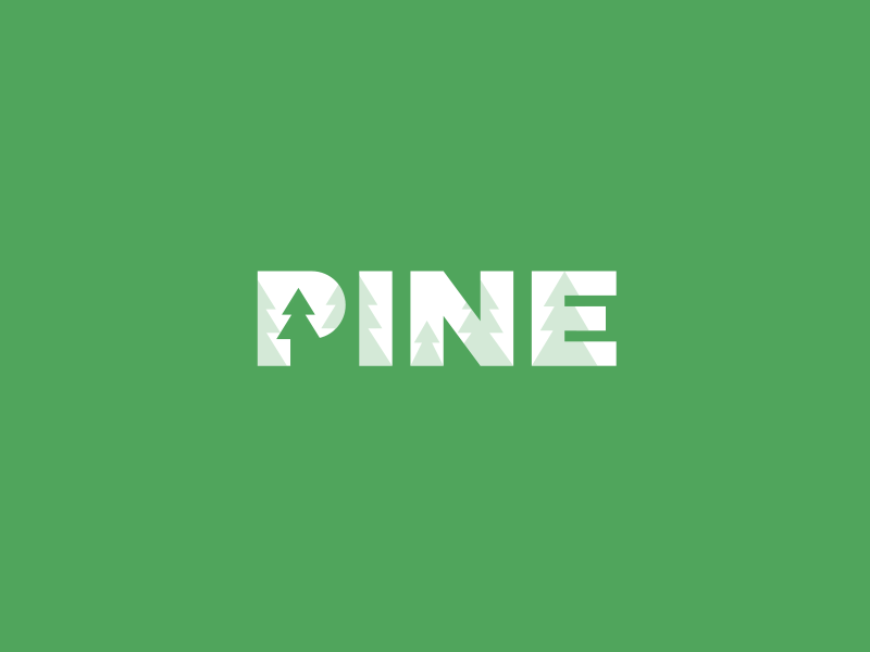 Pine logo and short animation