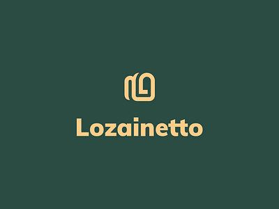 Lozainetto backpack identity abstract backpack bag bold brand identity branding clever creative hand made kreatank letter lettermark logo school simple smart symbol