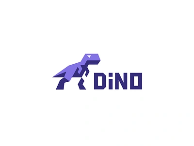 Geometric T-rex abstract animal animal logo brand identity branding creative dino dinosaur dinosaurus flat game gaming geometric illustration kreatank logo polygon trex