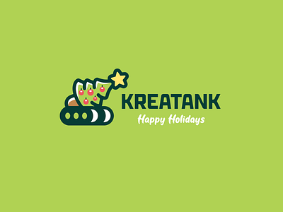 Kreatank Happy Holidays chrismas christmas tree creative happy new year holidays kreatank logo merry christmas tank winter