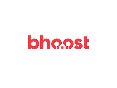 Bhoost bed and breakfast brand identity branding home hotel house kreatank logo logotype negative space real estate realty travel travelling type wordmark