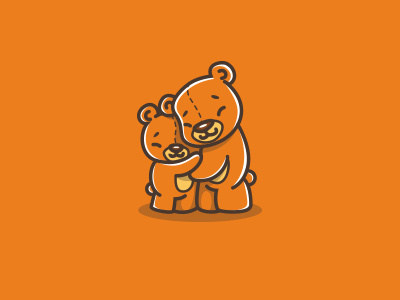 Hug It Out child parent cute hug love teddy bear