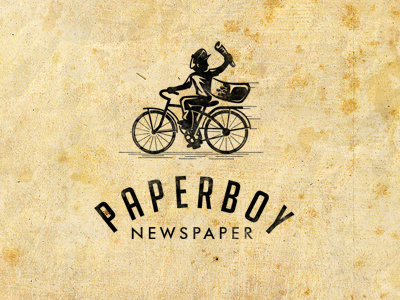 Paperboy bode daniel creatank logo paperboy vintage