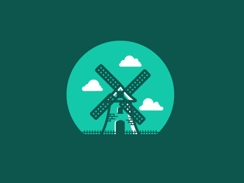 Windmill animation animation bodea daniel creatank gif kreatank wind windmill