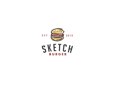 Sketch Burger bar bistro bodea daniel burger creatank fast food hamburger kreatank logo pub restaurant sketch