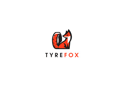 TyreFox auto bodea daniel car creatank fox kreatank logo logo designer tire