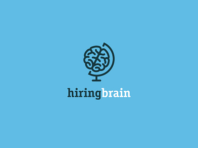 Hiringbrain bodea daniel brain business company creatank hiring identity kreatank logo logo designer planet