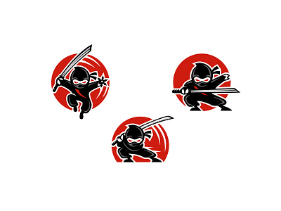 Ninja bodea daniel character creatank graphic design kreatank logo mascot ninja