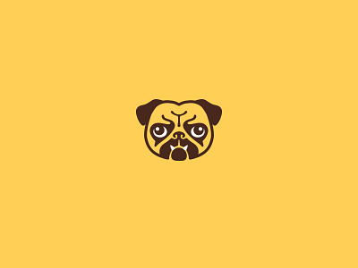 Pug bodea daniel creatank dog kreatank logo logo designer pug pug head