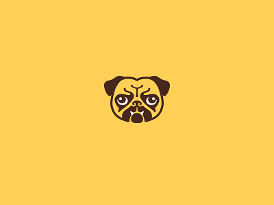 Pug bodea daniel creatank dog kreatank logo logo designer pug pug head