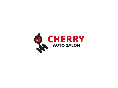 Cherry Auto Salon auto brand identity car cherry creative drive kreatank logo design salon shifting gear