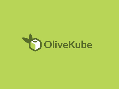 Olive kube bodea daniel brand indentity creatank creative cube kreatank logo design olive square vector