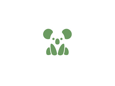 Koala brand identity character creatank creative cute koala bear kreatank logo design negative space