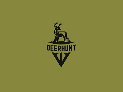 Deerhunt Drbl arrow bow hunting brand identity buck creative deer design hunt hunting kreatank logo