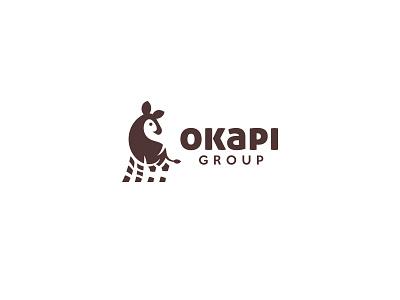 Okapi Group brand identity creative design kreatank logo negative space okapi