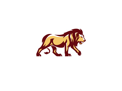 Red Lion brand identity creative illustration king kreatank leo lion logo mascot