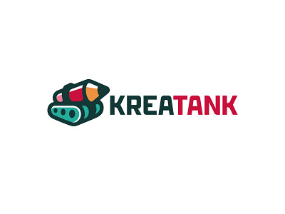 Kreatank 2.0 creatank creative illustration kreatank logo design pencil tank