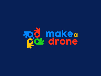 make a drone children colored creative drone drones hand hands kids kreatank logo playful toy toys
