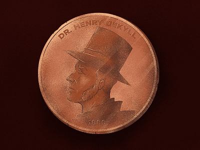 Dr. Jekyll coin illustration threadless