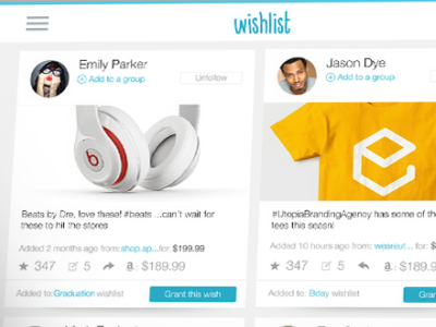 Wishlist App daniel brooks moore iphone iphone app wishlist
