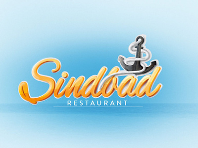 Sindibad branding illustration logo typography ui