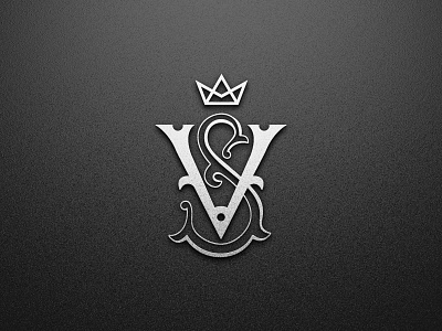 VS Monogram crown logo luxury luxury logo monogram monogram logo royal logo svlogo vintage لوگو مونوگرام