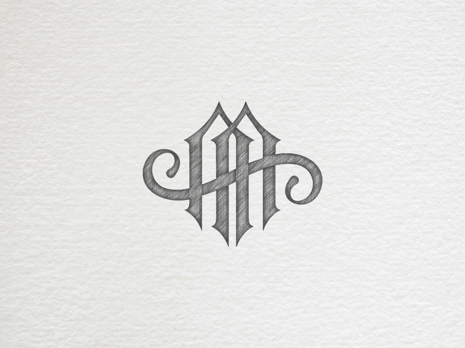 AA Victorian monogram by Mojtaba Designs on Dribbble