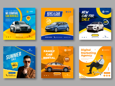 Car Rental Business Social Media Banner Templates order now:- promotion