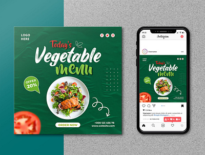 Special Food Social Media Post Banner Template social media