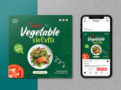 Special Food Social Media Post Banner Template