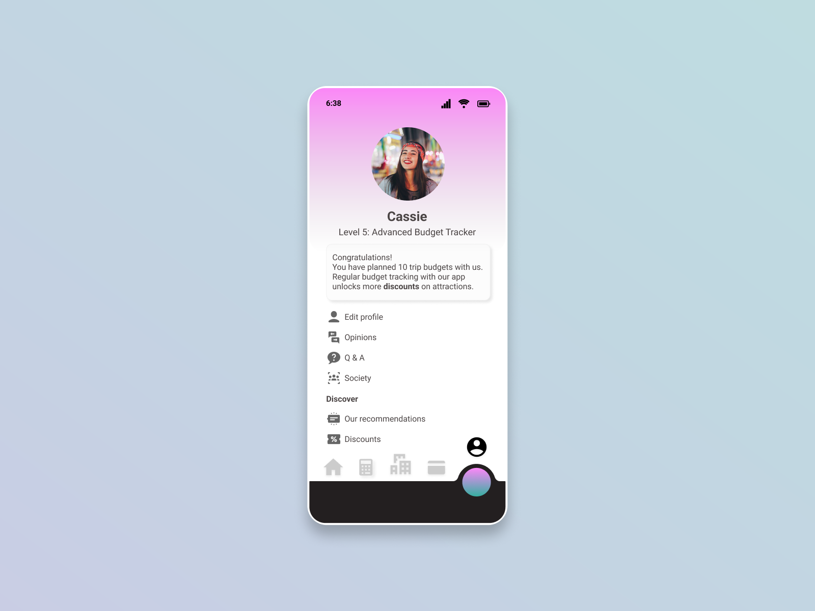 User Profile by Nikolina on Dribbble