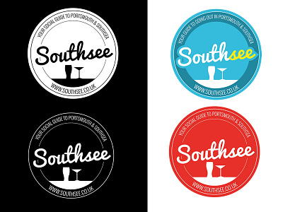 Southsee Logo Stickers logo portsmouth southsea sticker