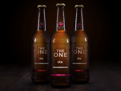 'The One' Beer Label Design - Drydock Brewery beer beer label branding brewing packaging