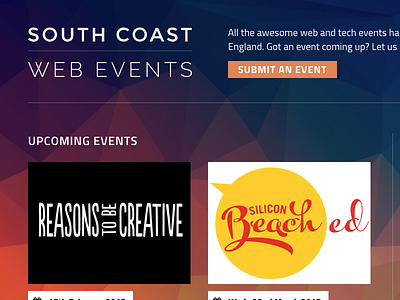 South Coast Web Events v.2