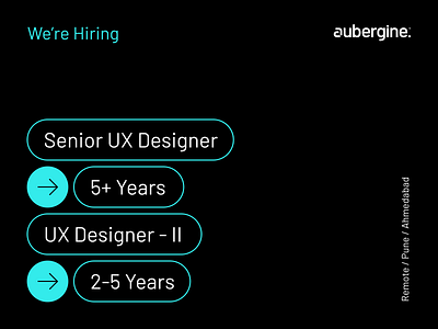 Hiring UX Designers! design jobs hiring product product design ui ux design