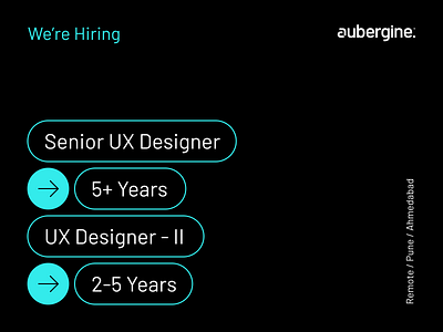 Hiring UX Designers!